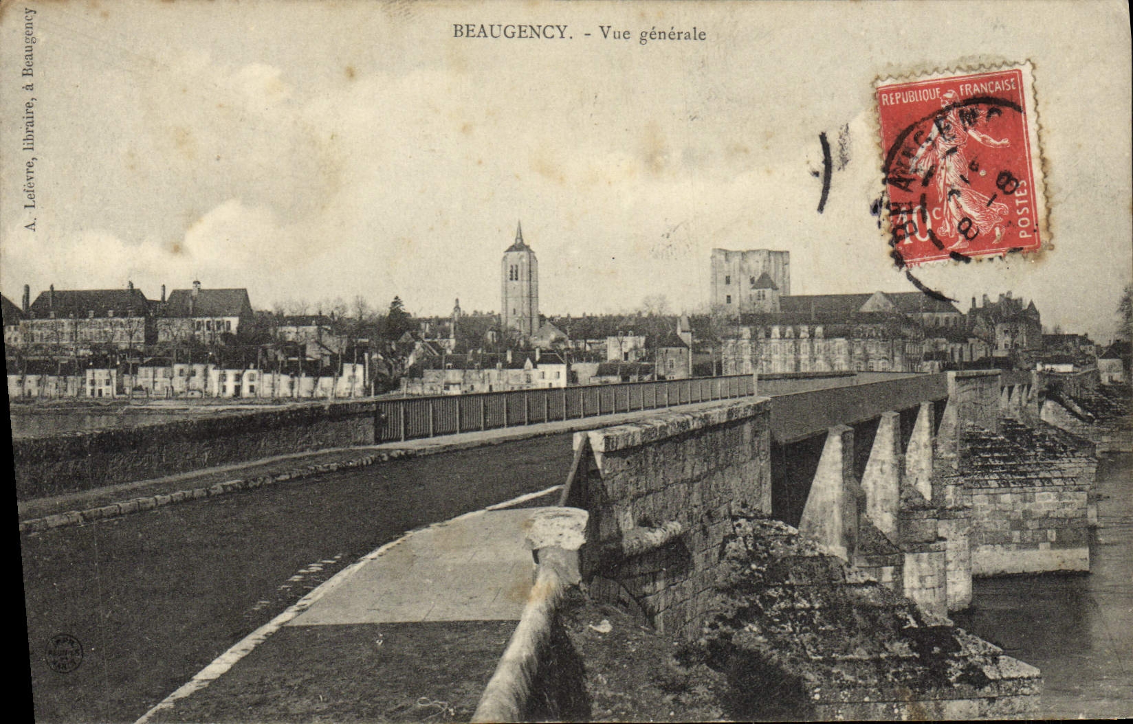 CPA Beaugency Vue Generale