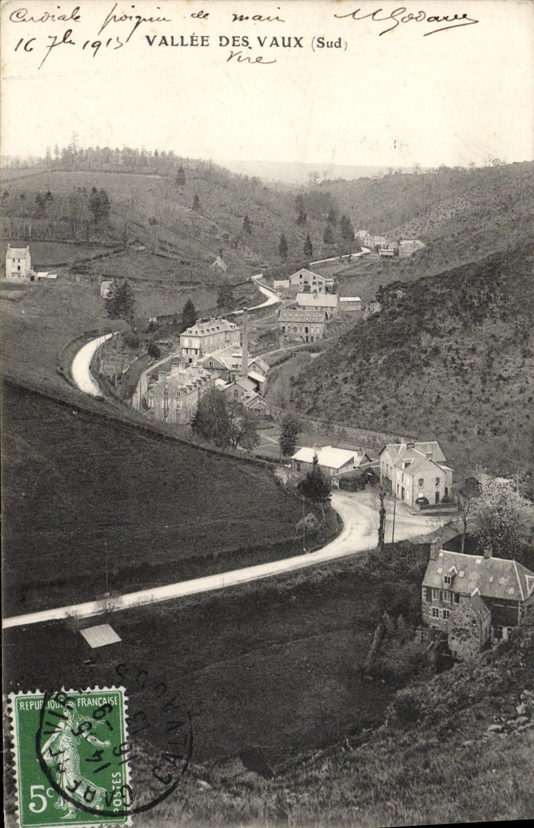 VINTAGE POSTCARD Vallee Of Be worth