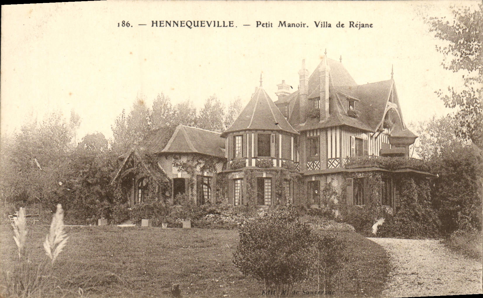 CPA Hennequeville Petit Manoir Villa De Rejane