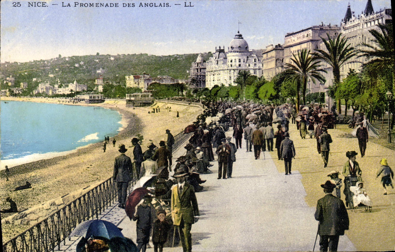 CPA Nice La Promenade Des Anglais