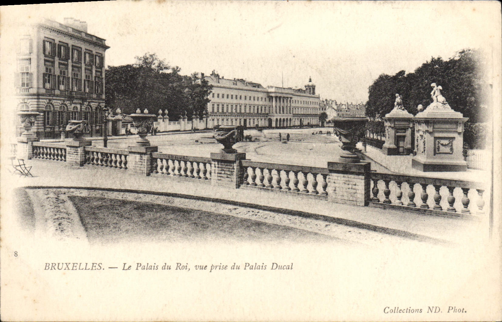 POSTAL Bruselas de la VENDIMIA el paladar del rey vista del paladar ducal