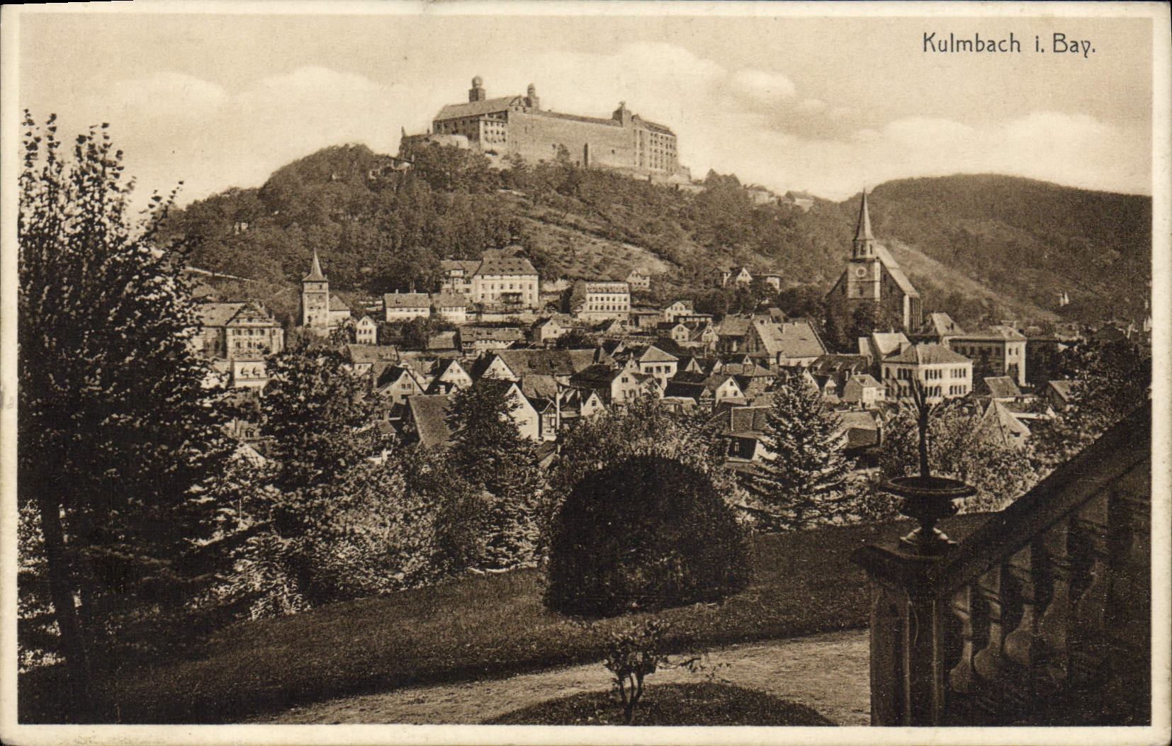 VINTAGE POSTCARD Kulmbach I Bay