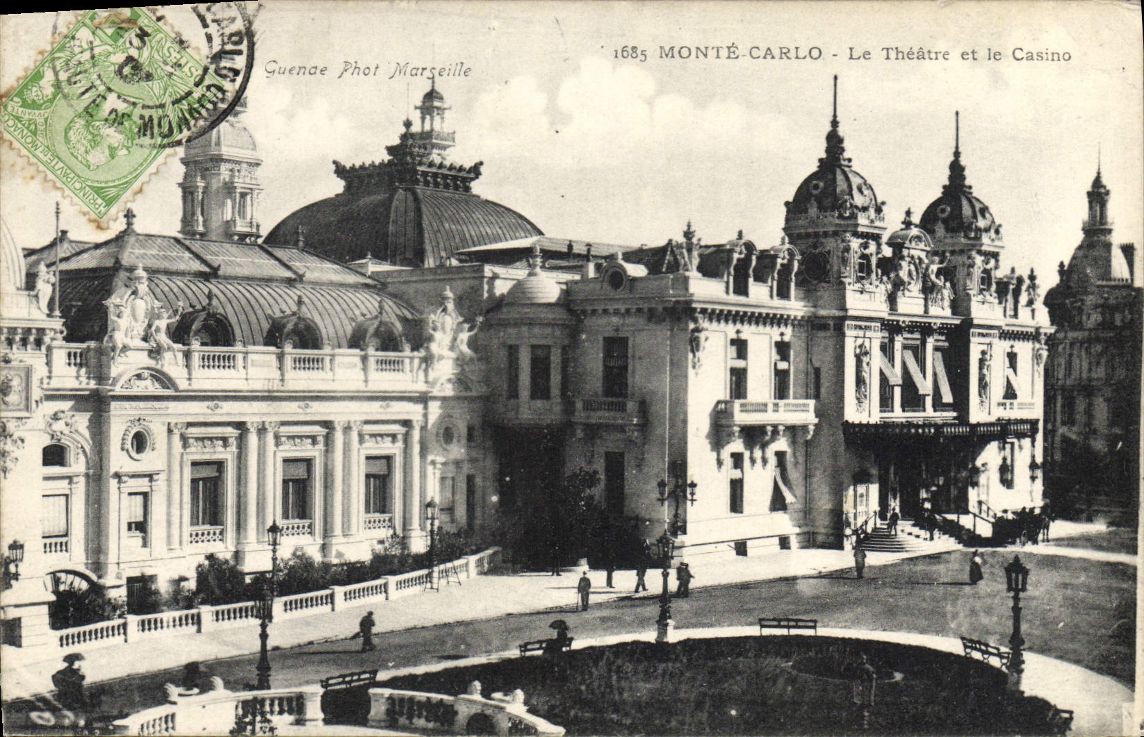 CPA Monte Carlo Le Theatre Et Le Casino