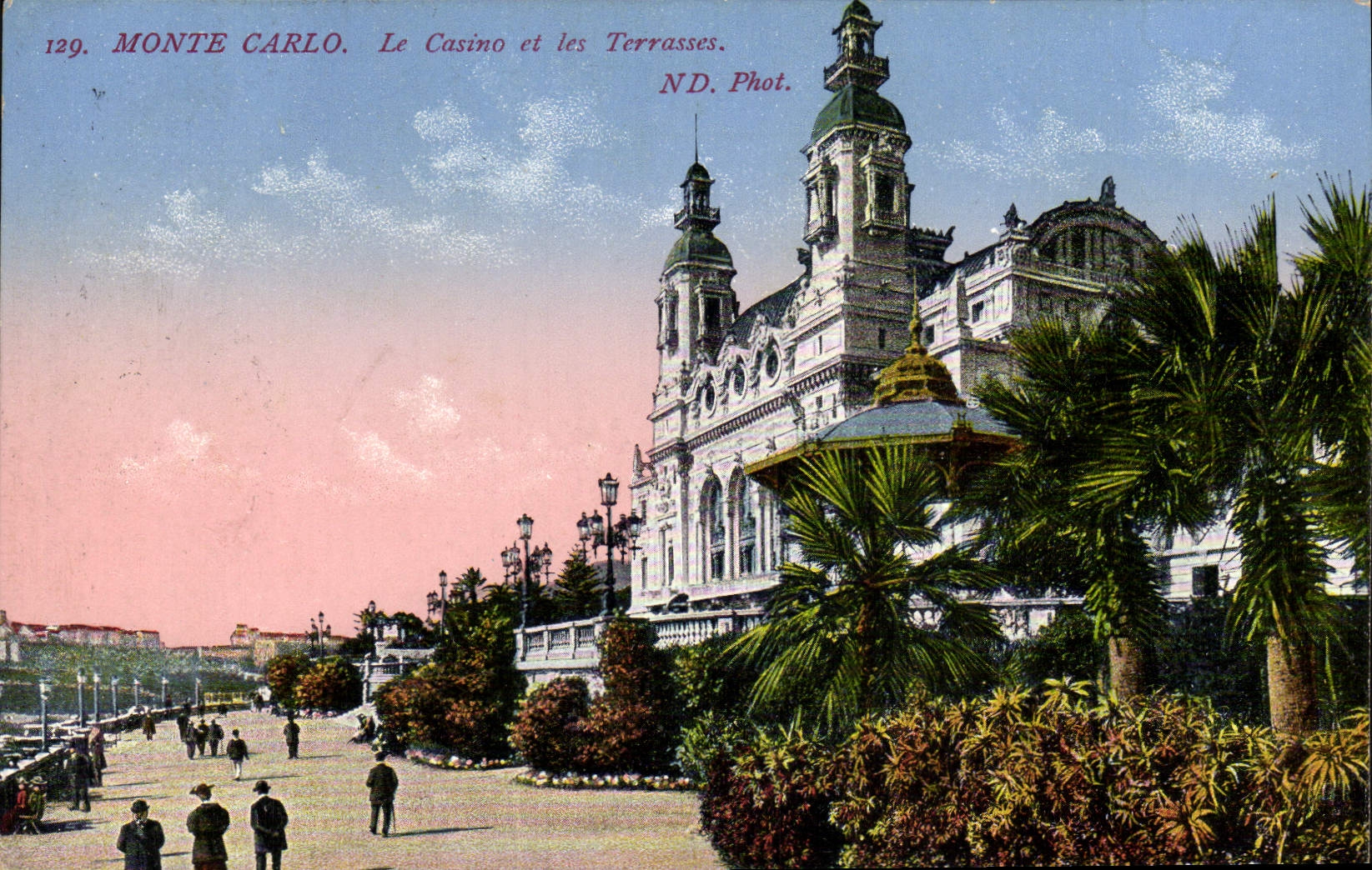 CPA Monte Carlo Le Casino Et Les Terrasses