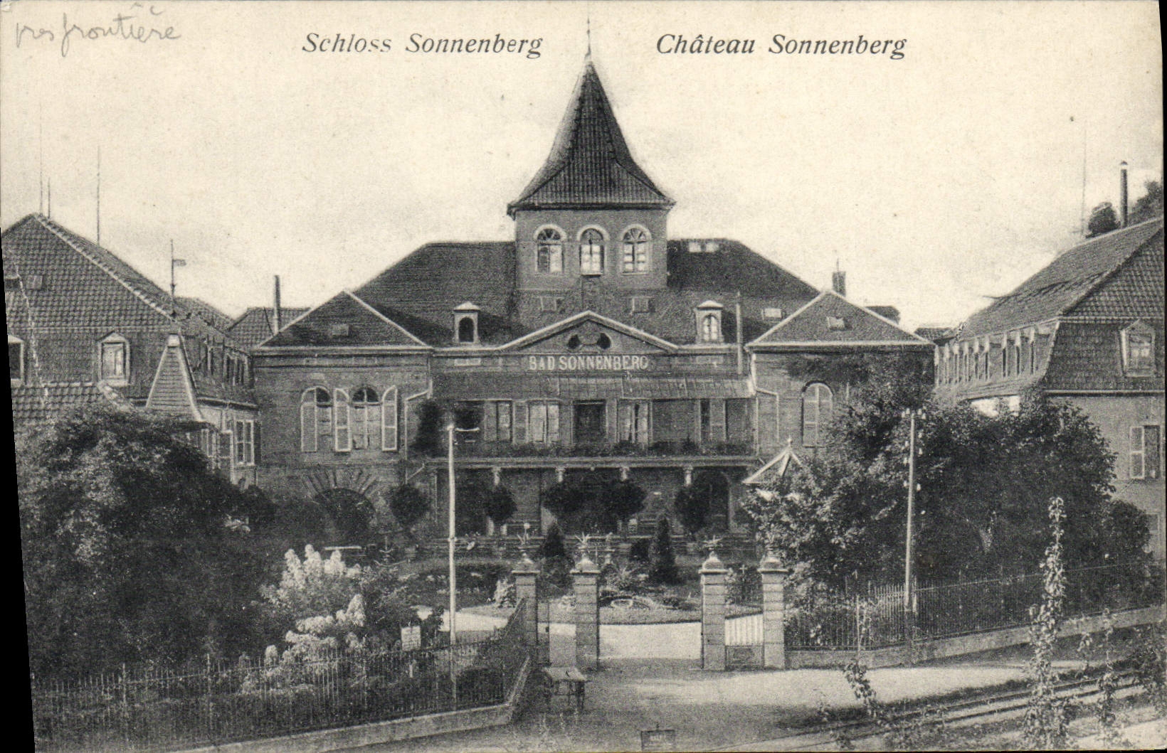 VINTAGE POSTCARD Schloss Sonnenberg Castle