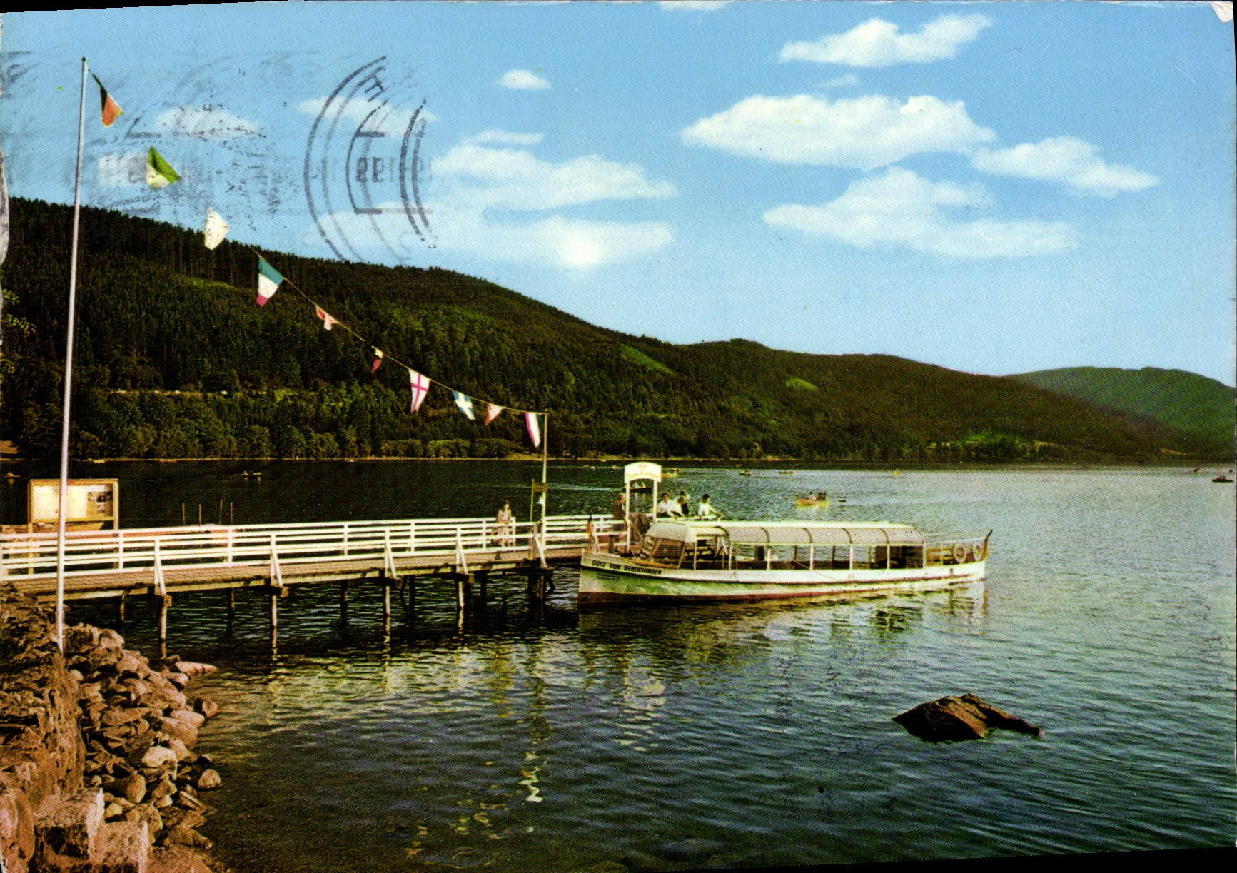 MODERN CARD Titisee Hochschwarzwald Boat