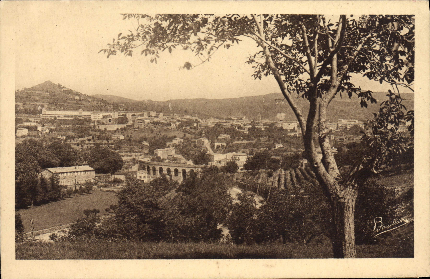 VINTAGE POSTCARD Deprived the Valley D' Ouveze and the meadows of the Fullers