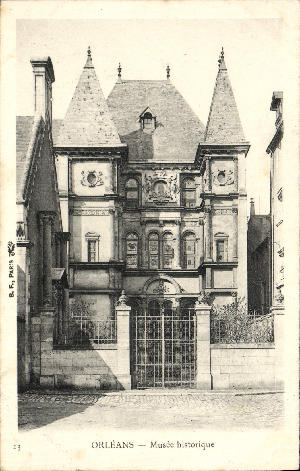 Museo histórico de Orleans de la POSTAL de la VENDIMIA