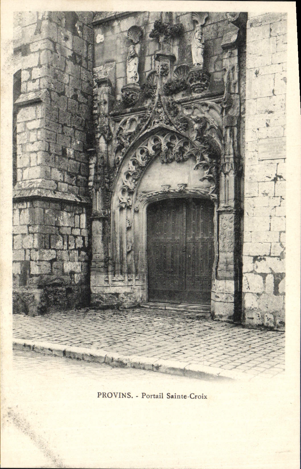 CPA Provins Portail Sainte Croix