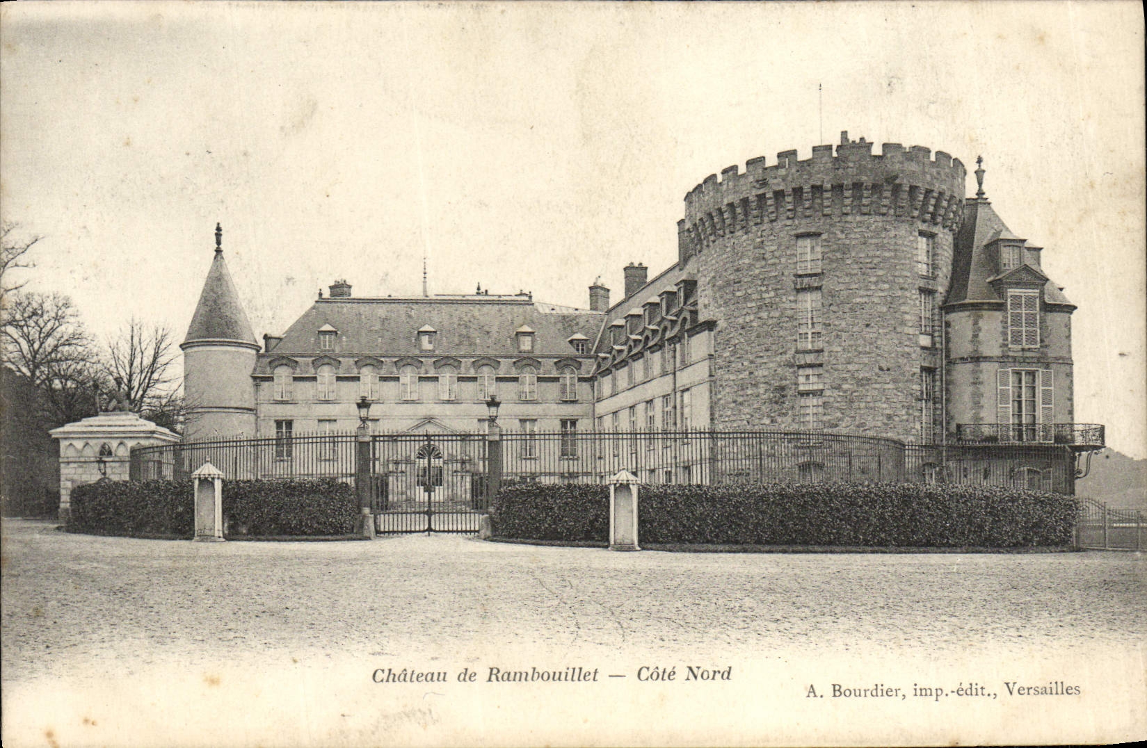 CPA Chateau De Rambouillet Cote Nord