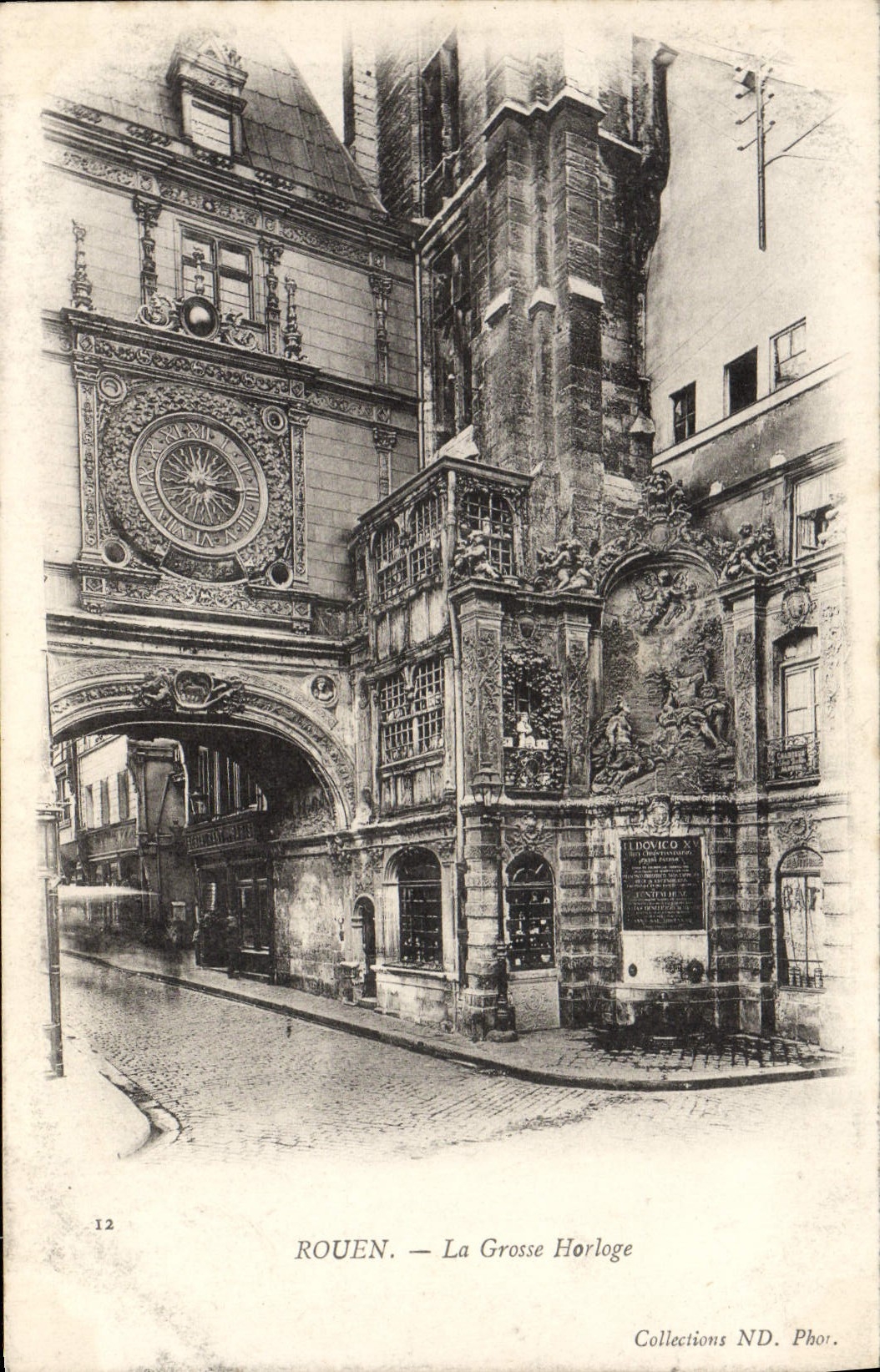 CPA Rouen La Grosse Horloge