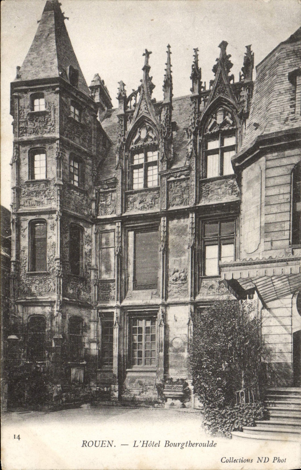 CPA Rouen L'Hotel Bourgtheroulde