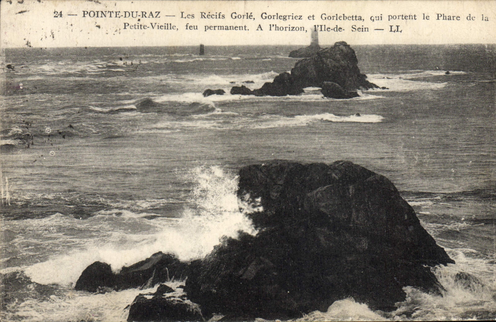 CPA Pointe Du Raz Les Recifs Gorle Gorlegriez Et Gorlebetta