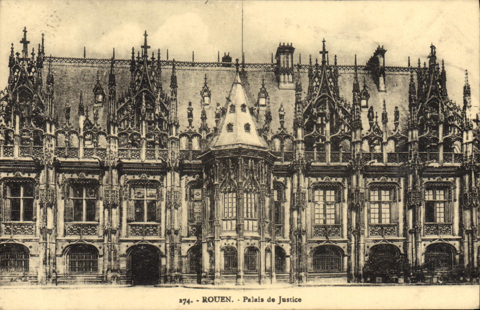 CPA Rouen Palais De Justice