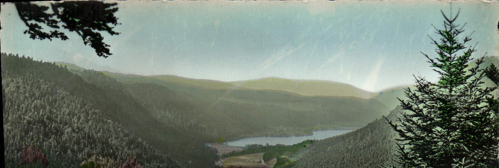 MODERN CARD Valley Of the Lakes De Retournemer And De Longemer