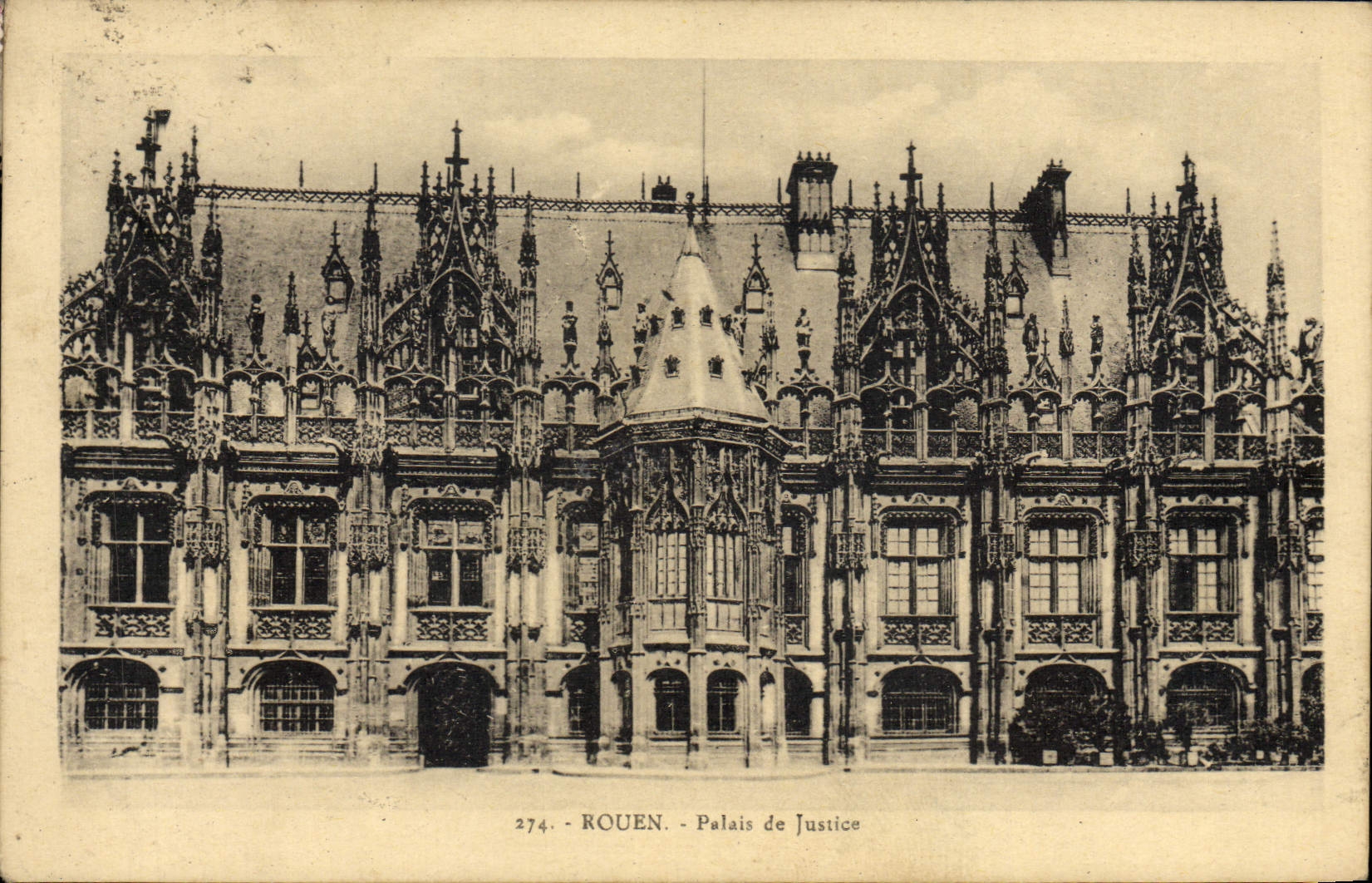 CPA Rouen Palais De Justice