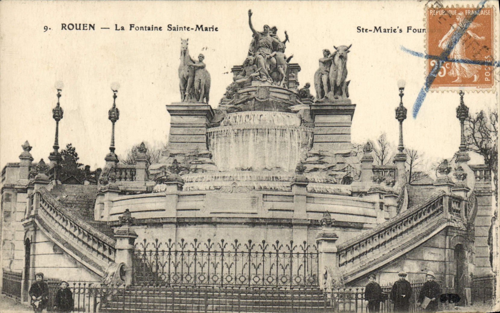 CPA Rouen La Fontaine Sainte Marie
