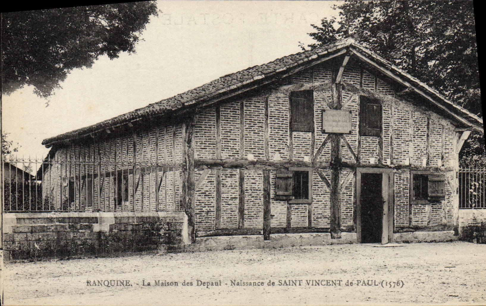 CPA Ranquine La Maison Des Depaul Naissance De Saint Vincent De Paul