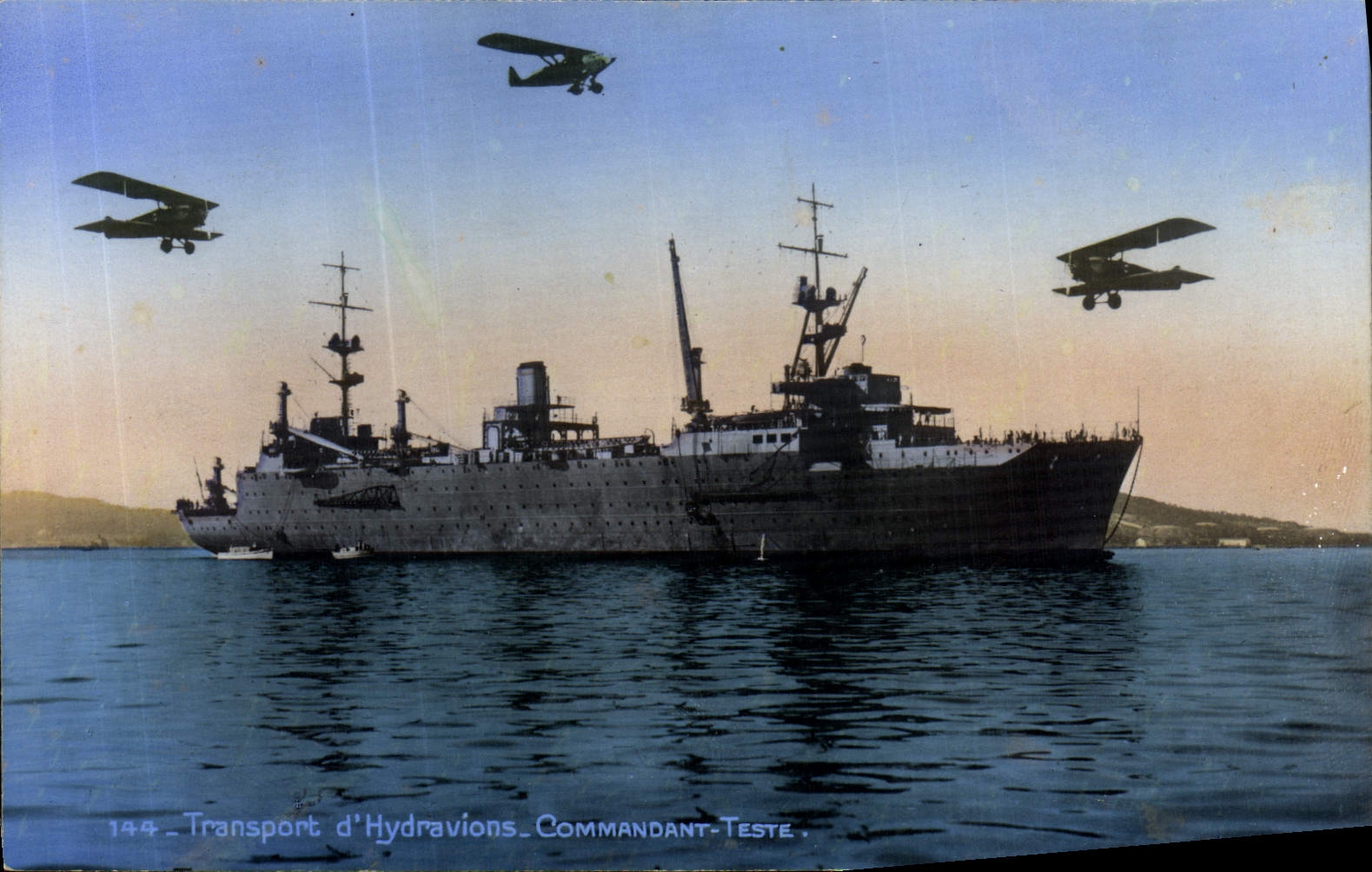 CPA Transport d'Hydravions Commandant Teste