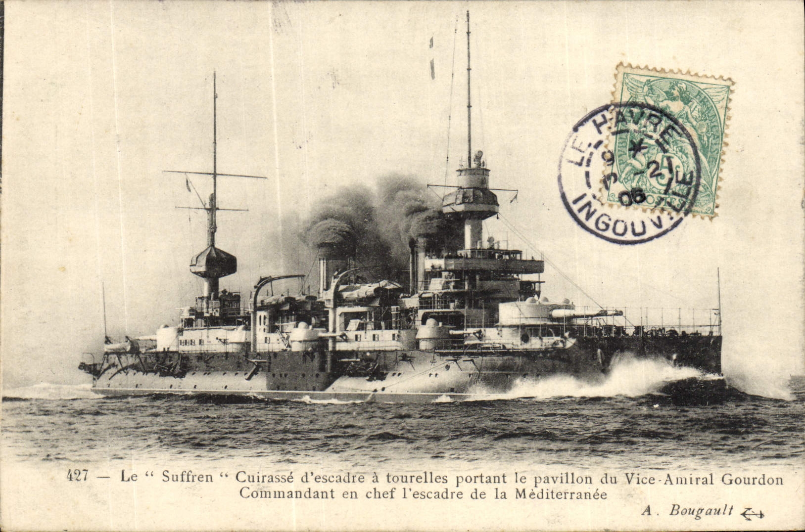 VINTAGE POSTCARD Suffren Armours squadron