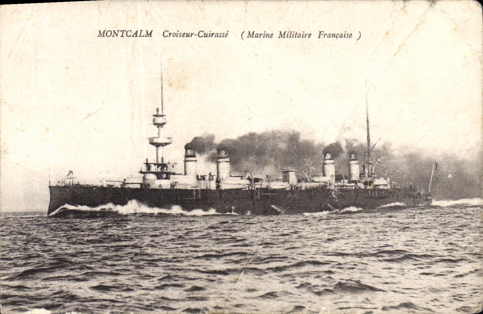VINTAGE POSTCARD Montcalm Cruiser