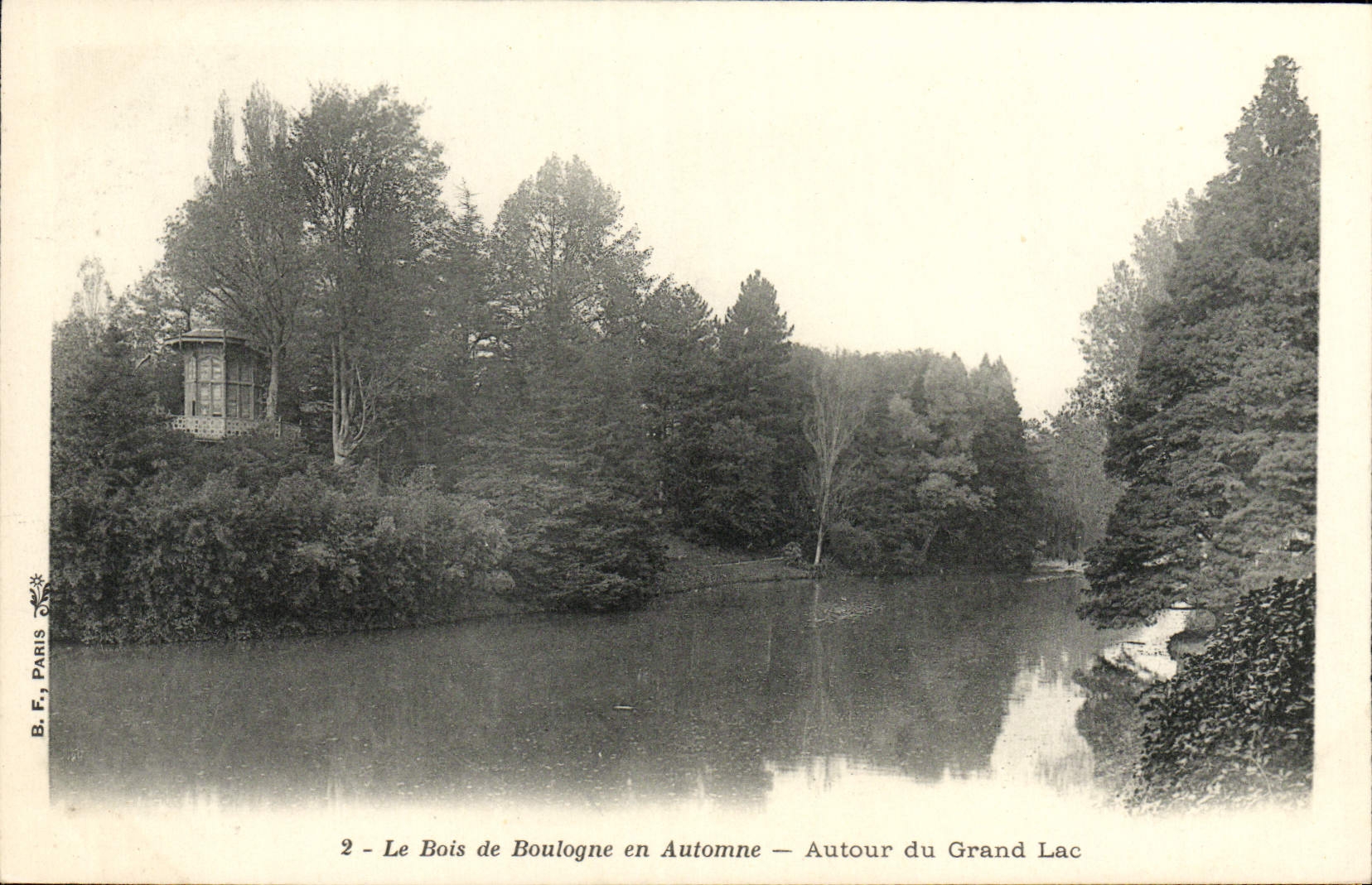 CPA Le Bois de Boulogne en Automne Autour du Grand Lac