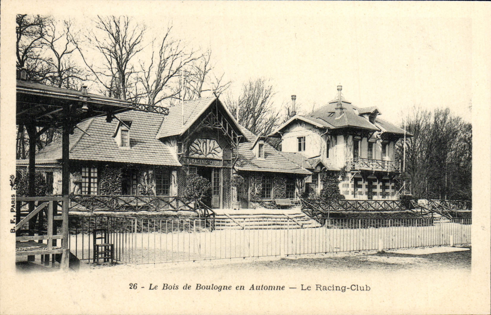 CPA Le Bois de Boulogne en Automne Le Raching Club