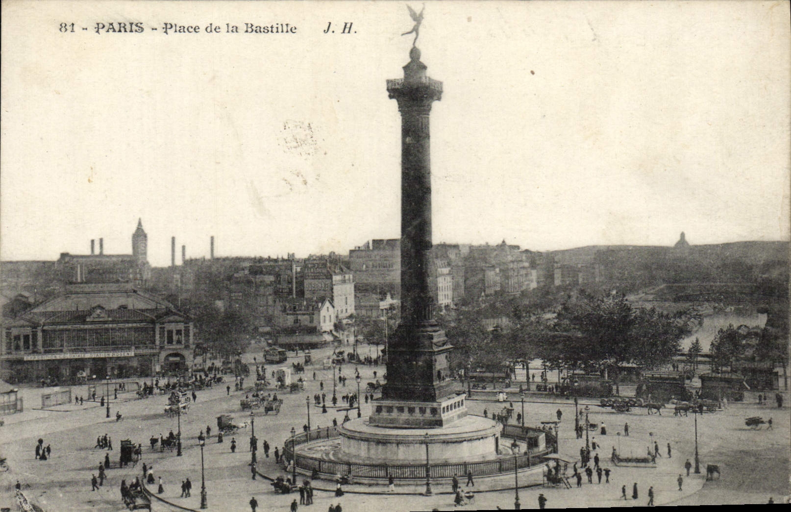 CPA Paris Place de la Bastille