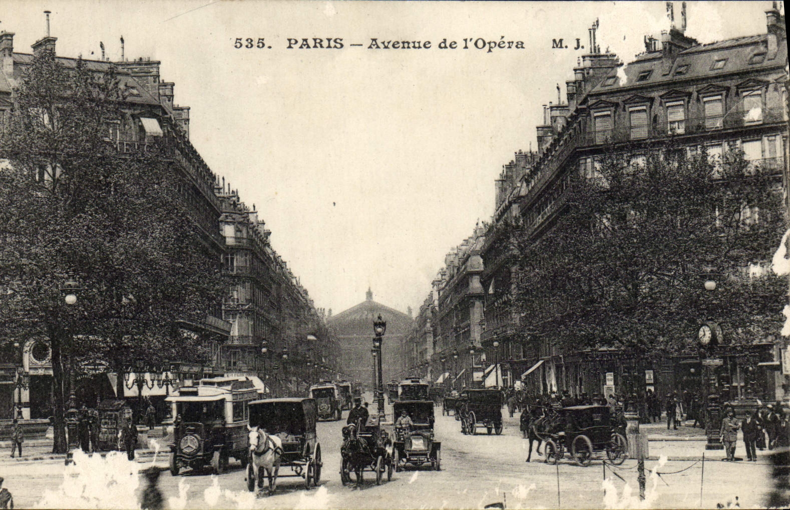 CPA Paris Avenue de L'Opera