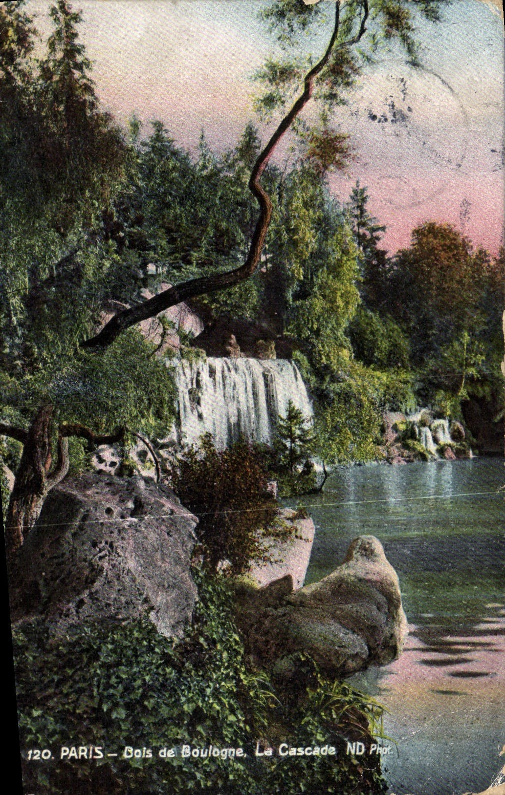 CPA Paris Bois de Boulogne La Cascade 