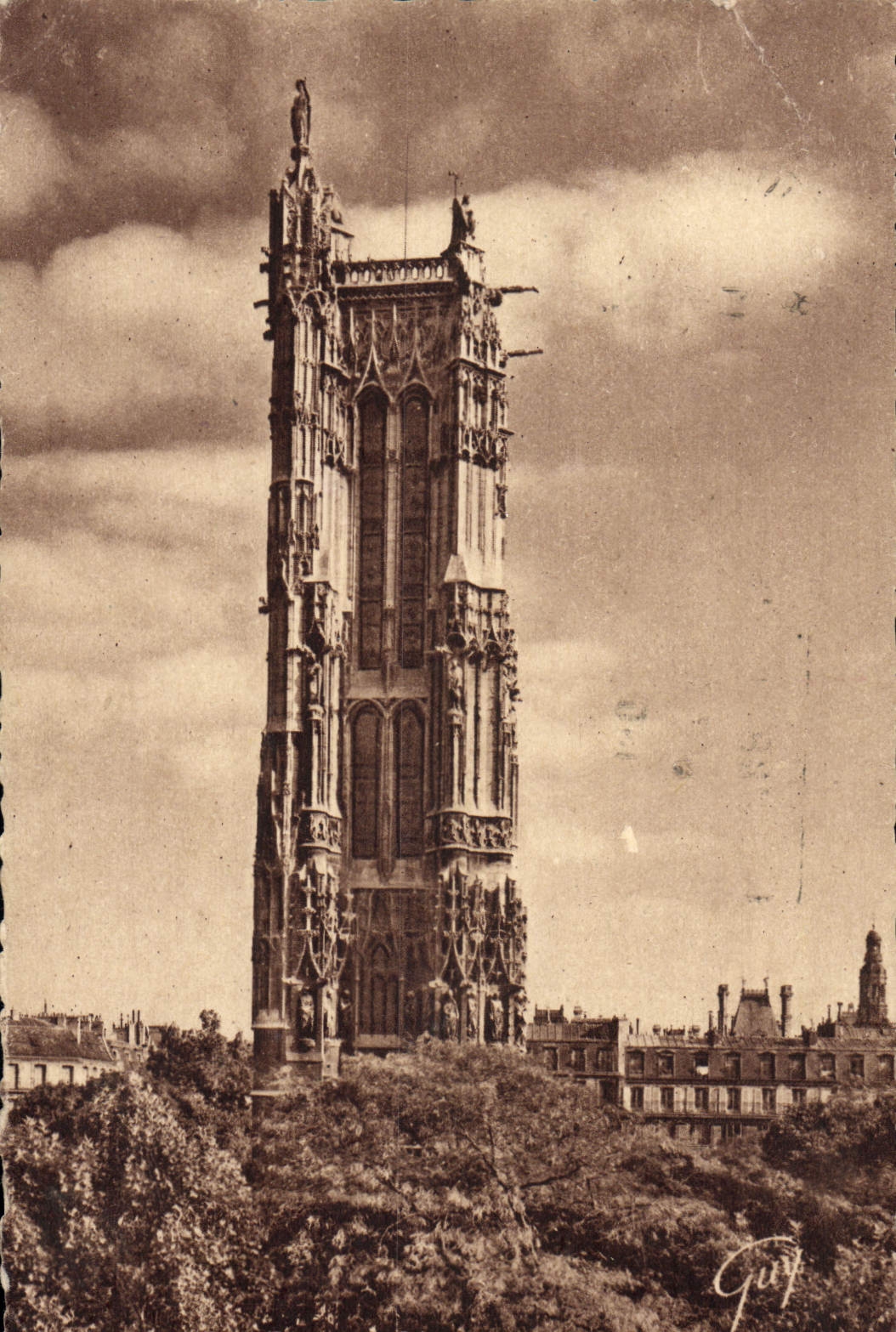 CPA Paris Tour Saint Jacques 