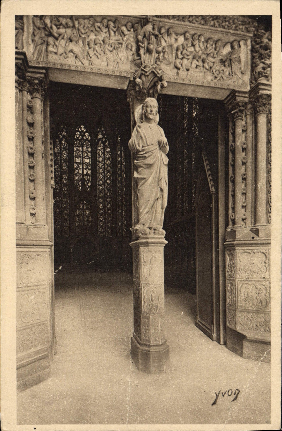 CPA Paris Sainte Chapelle Porte Haute