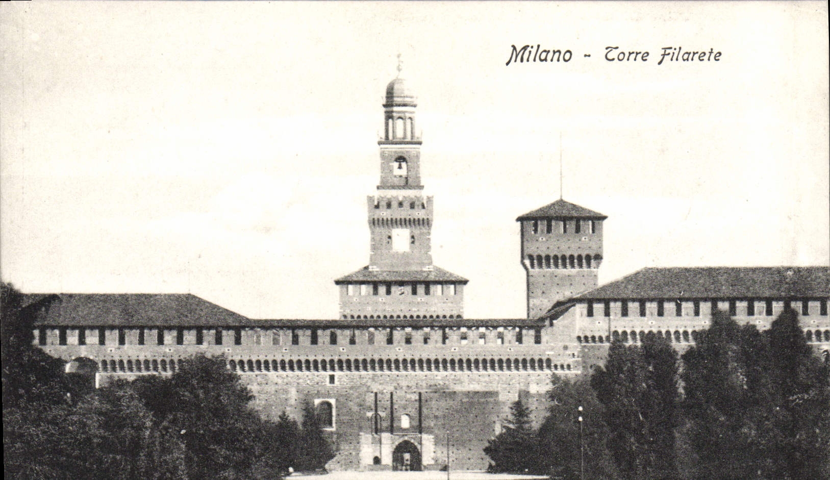 VINTAGE POSTCARD Milon Torre Filarete