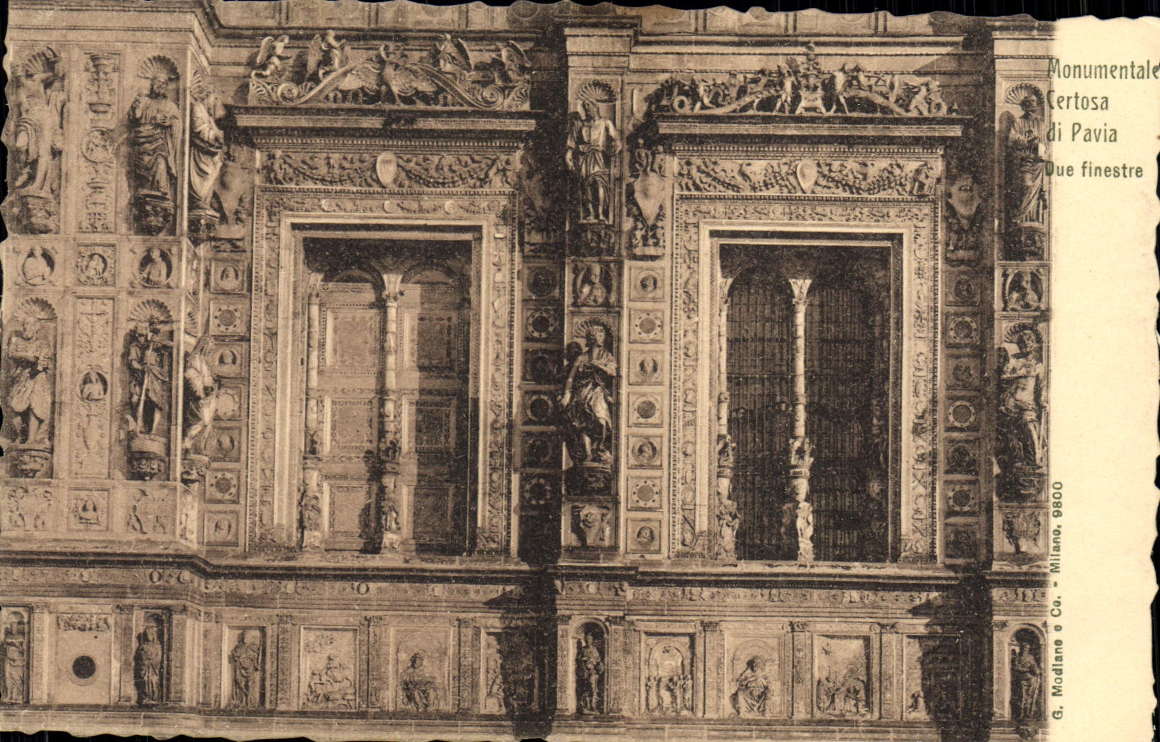 CPA Pavia Monumentaie Certosa 