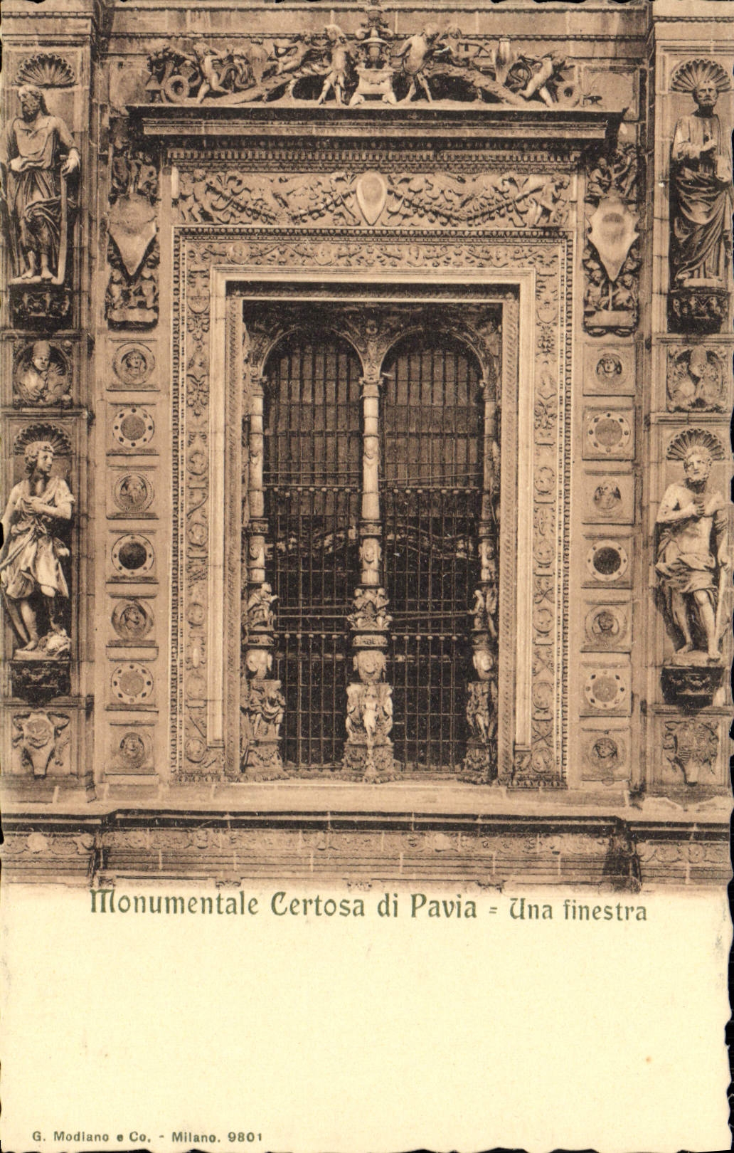 CPA Pavia Certosa Monumentale 
