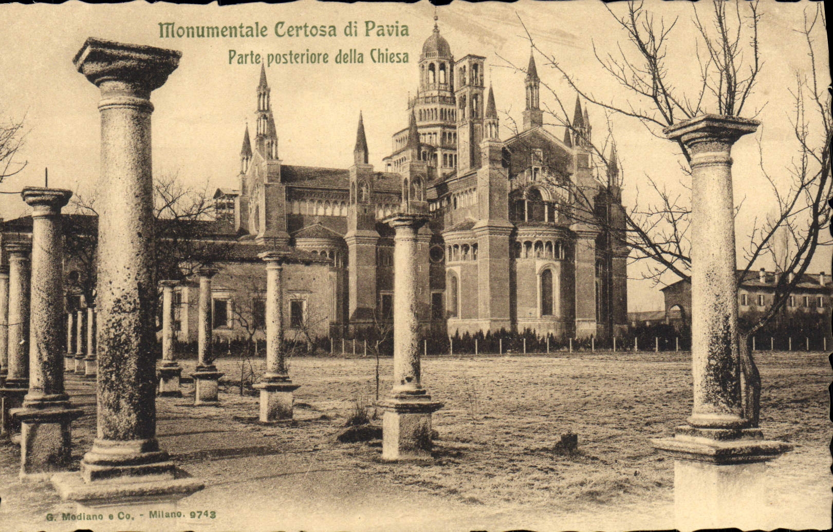 CPA Pavia Certosa Monumentale 