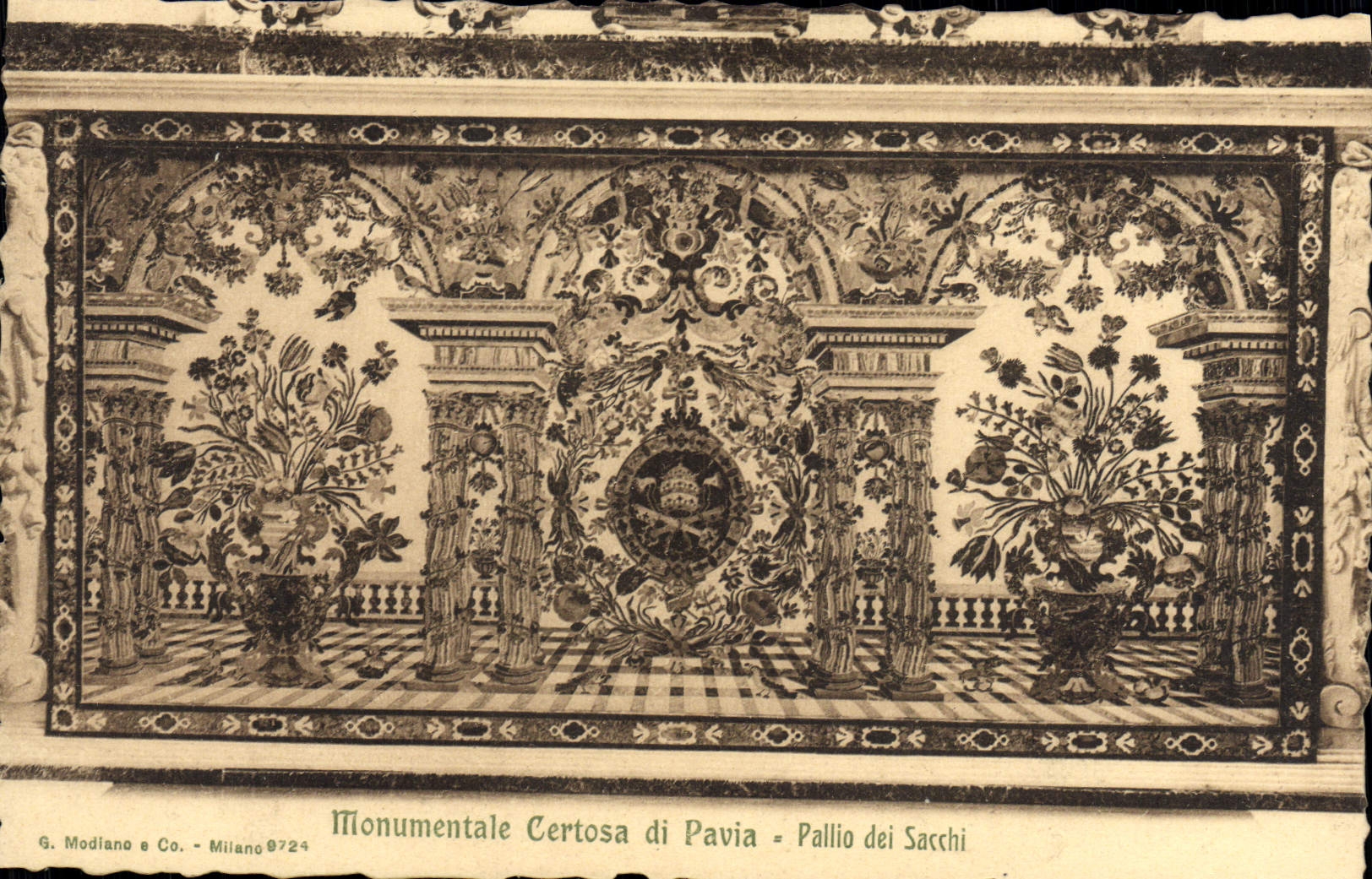 CPA Pavia Certosa Monumentale 