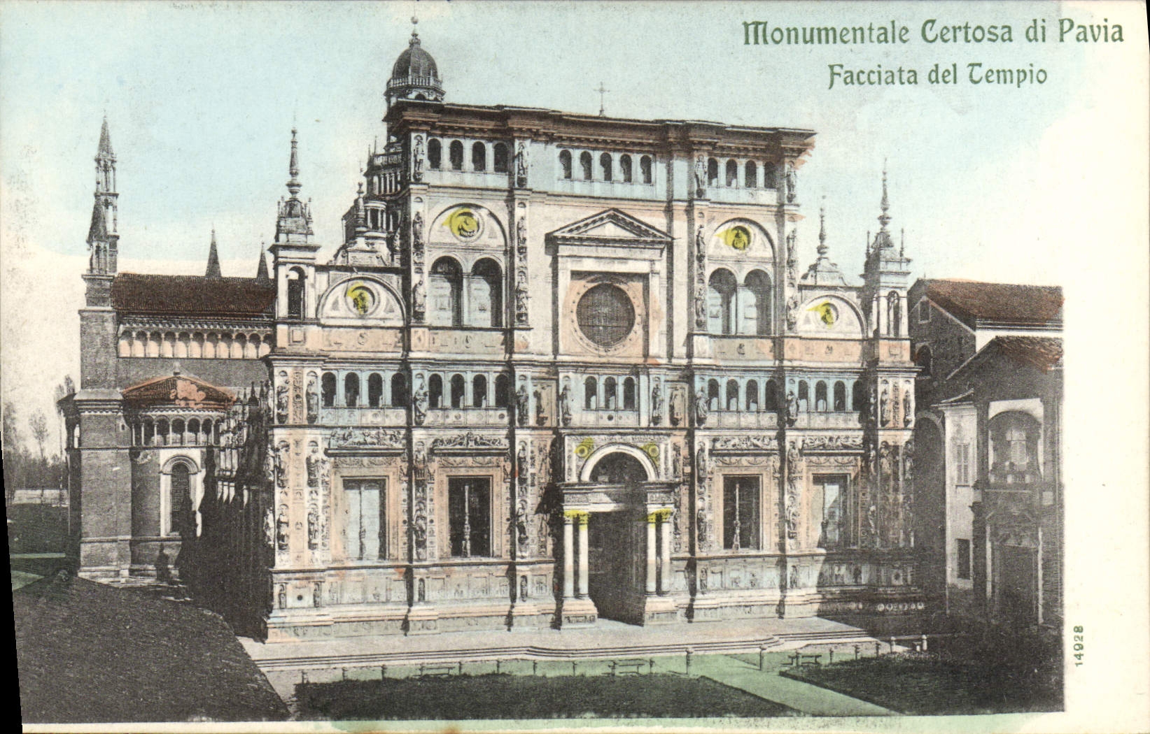 CPA Pavia Certosa Monumentale 