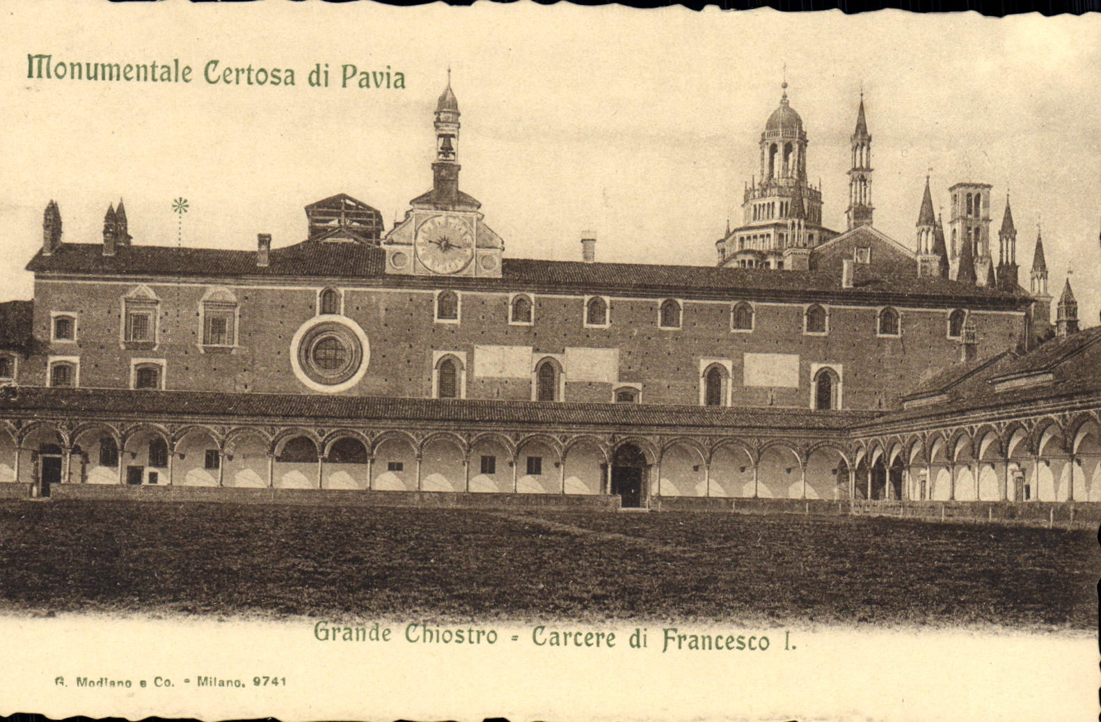 CPA Pavia Certosa Monumentale 