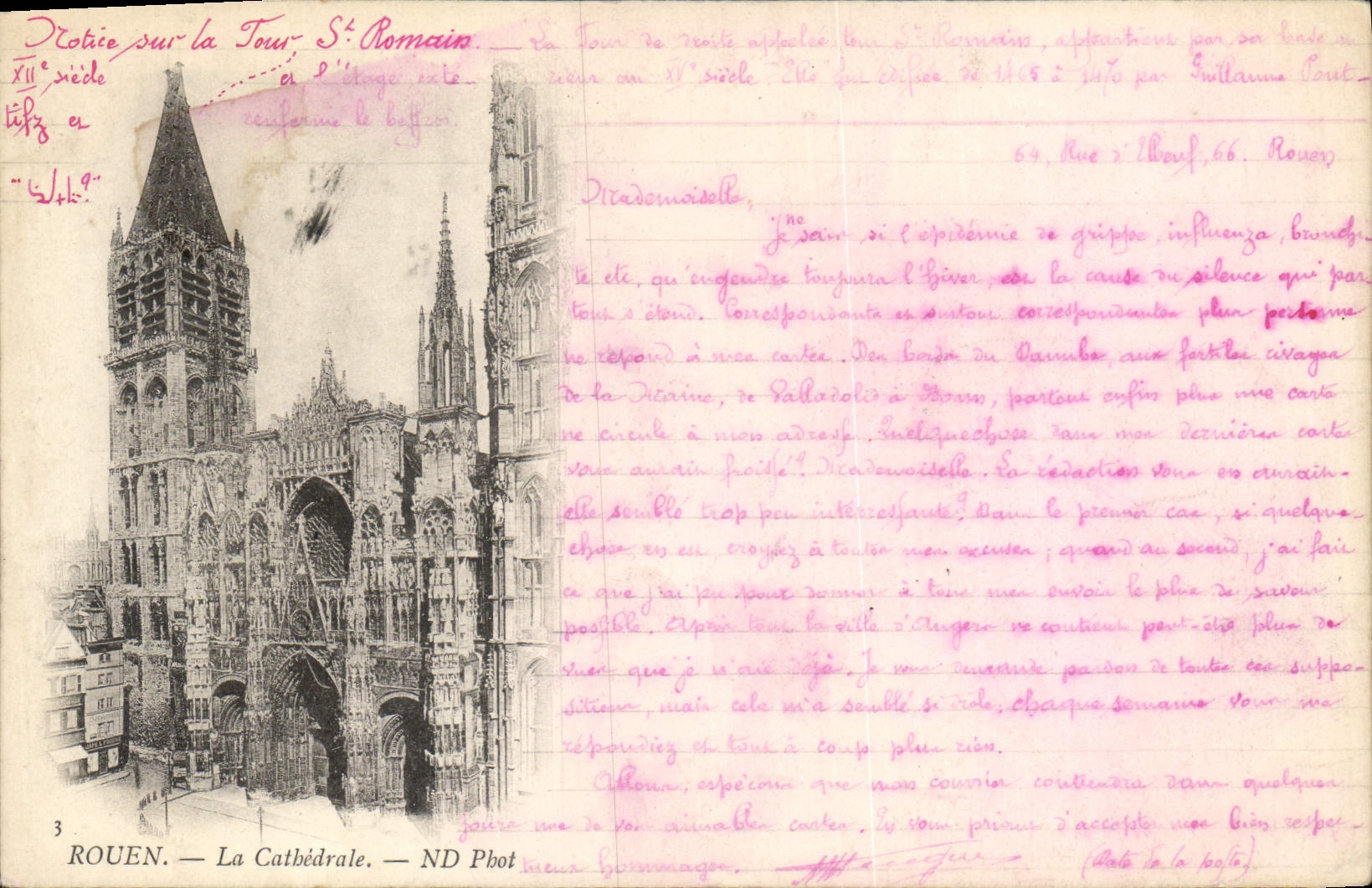 CPA Rouen La Cathedrale