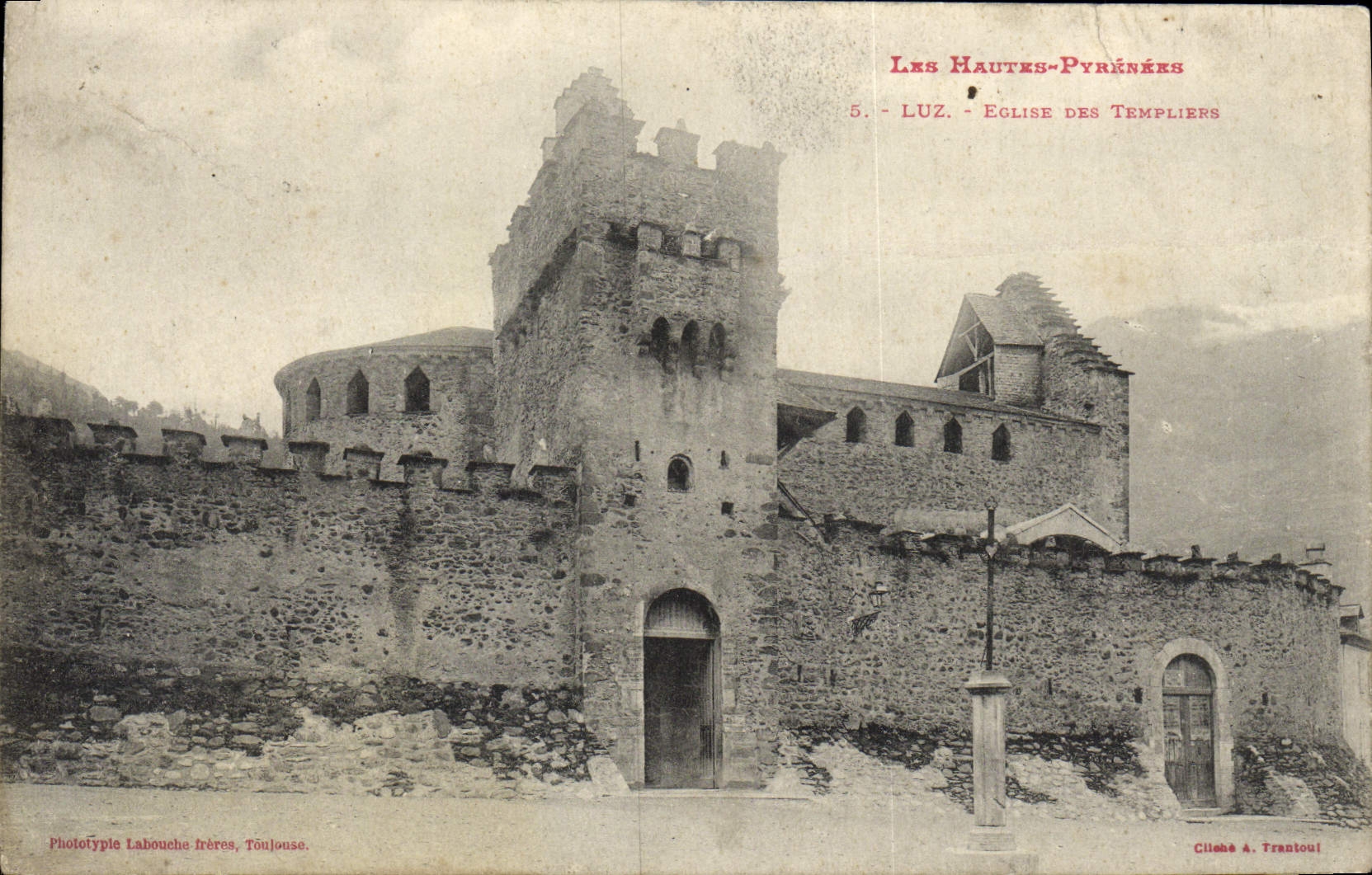 CPA Luz Eglise Des Templiers