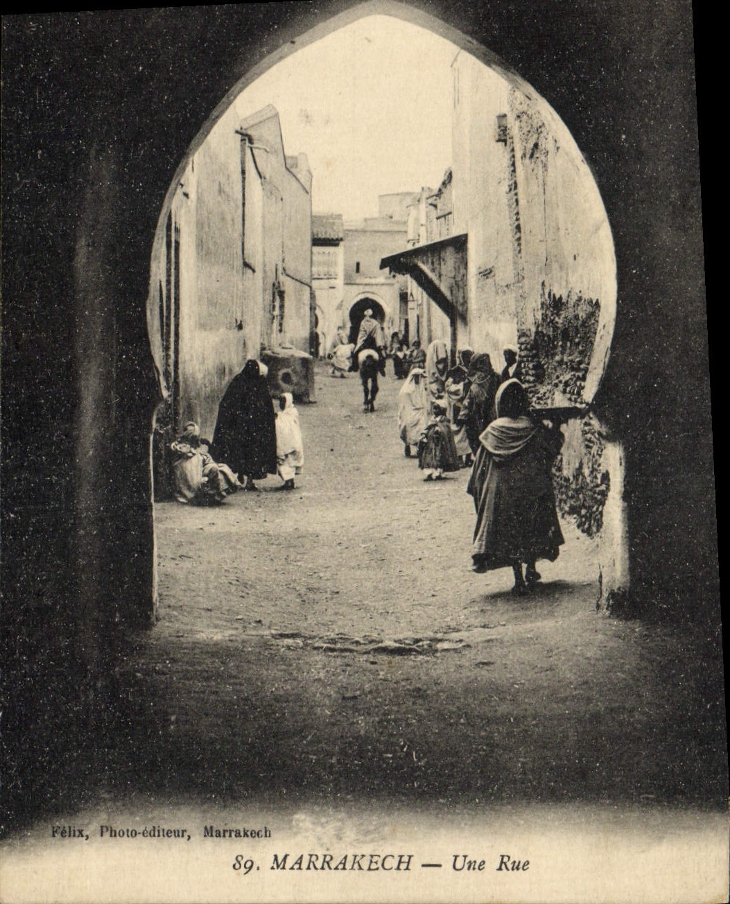CPA Marrakech Une Rue
