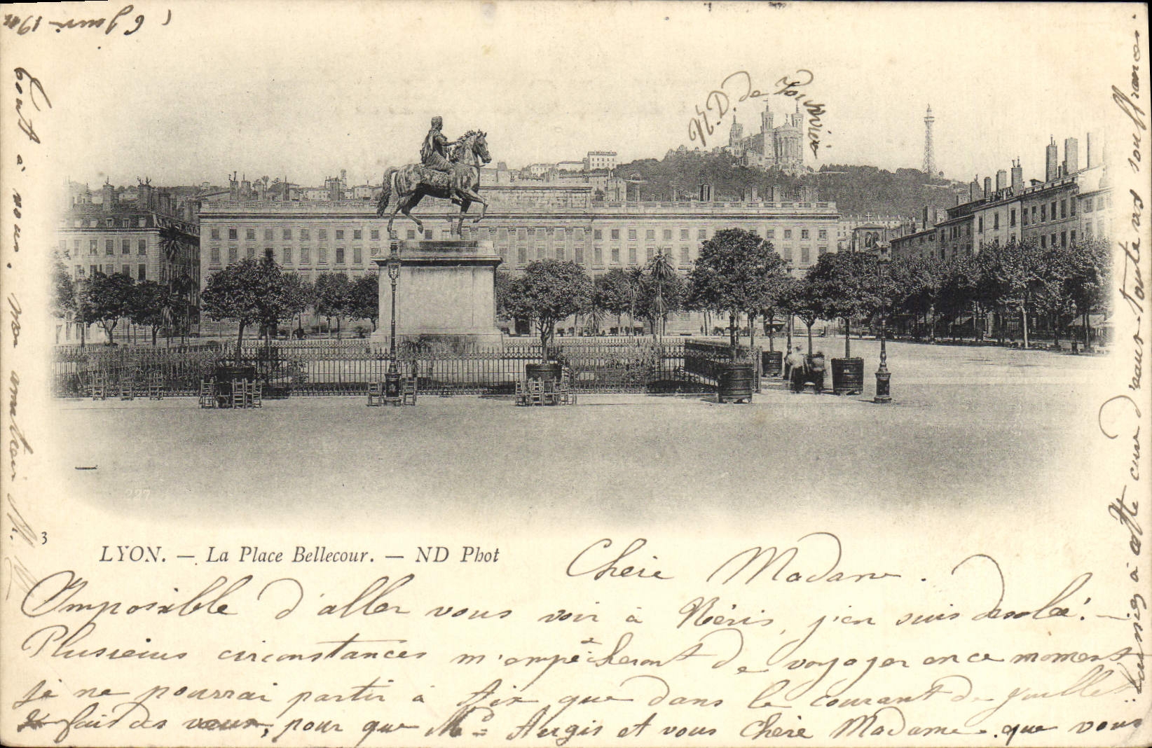 CPA Lyon La Place Bellecour 
