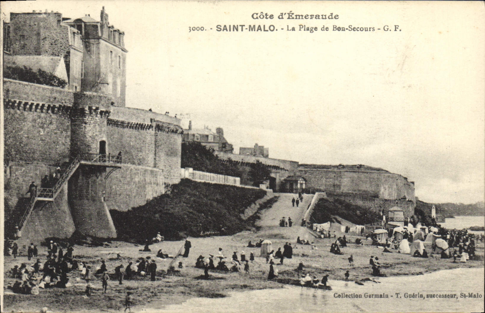 CPA Saint Malo La Plage de Bon Secours