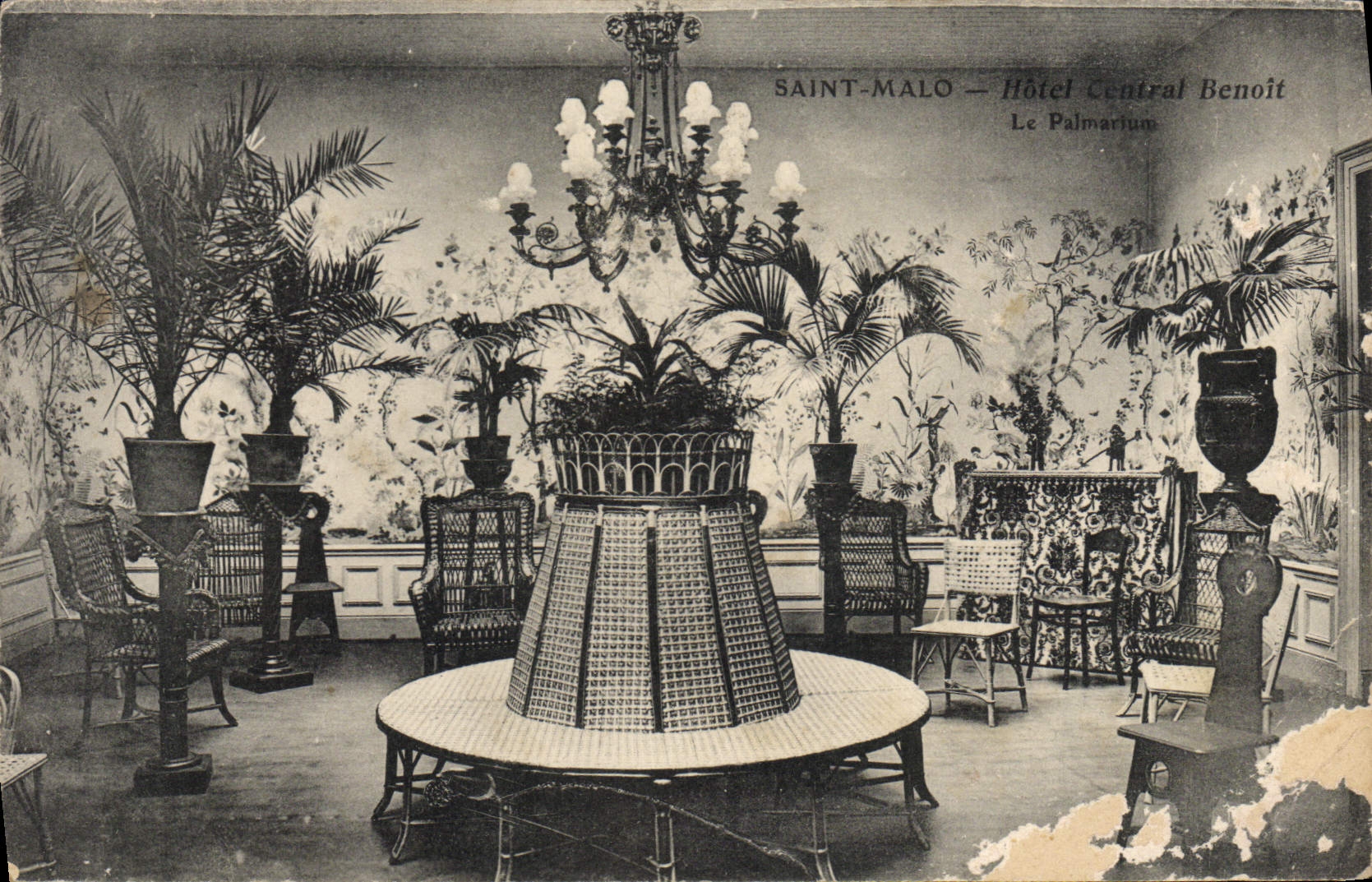 CPA Saint Malo Hotel Central Benoit La palmarium