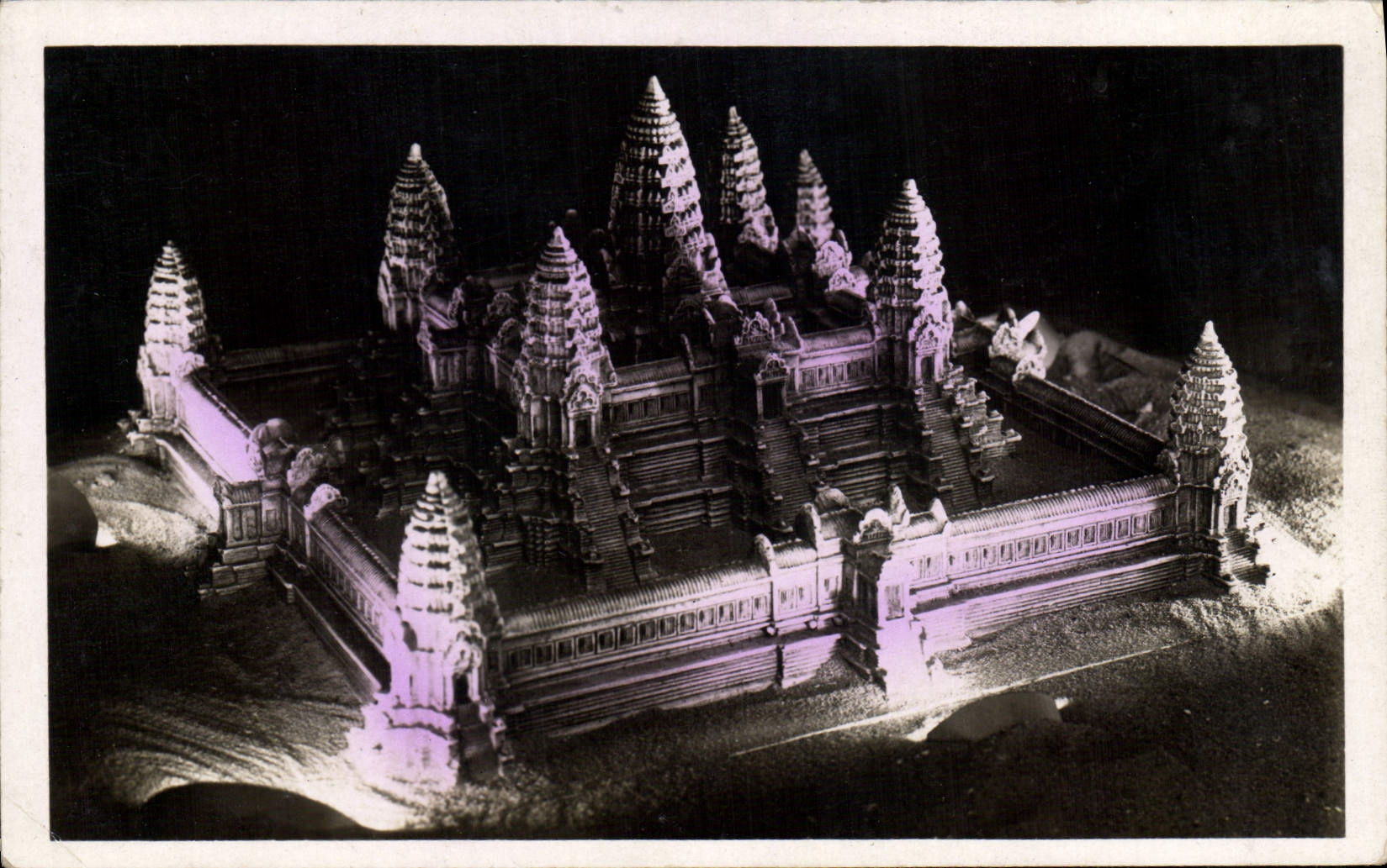 CPA Exposition Coloniale Internationale Paris Indochine Angkor Vat