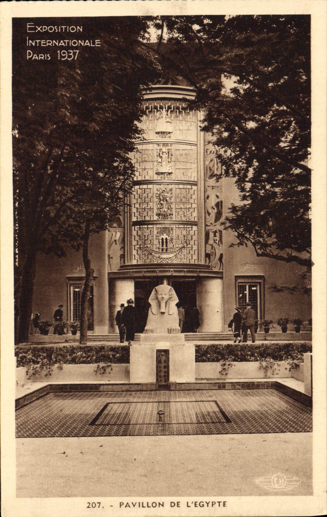 CPA Exposition Internationale Paris 1937 Pavillon De L'Egypte