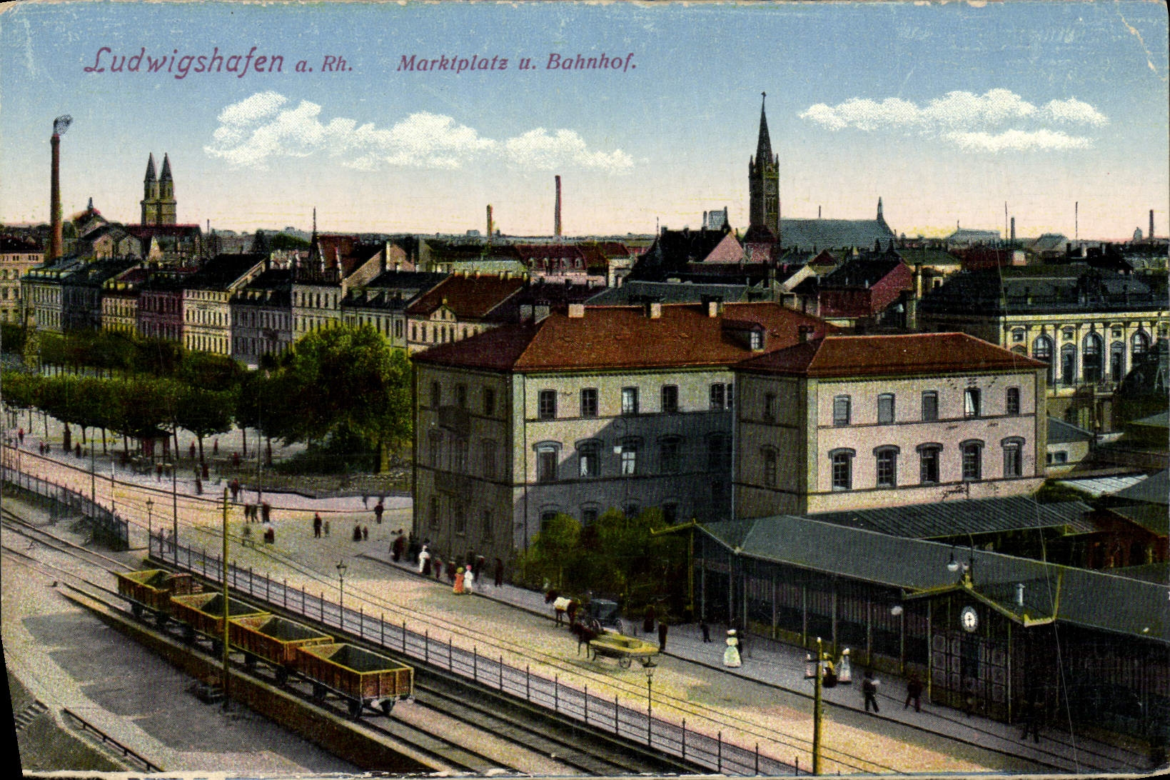 VINTAGE POSTCARD Ludwigshafen