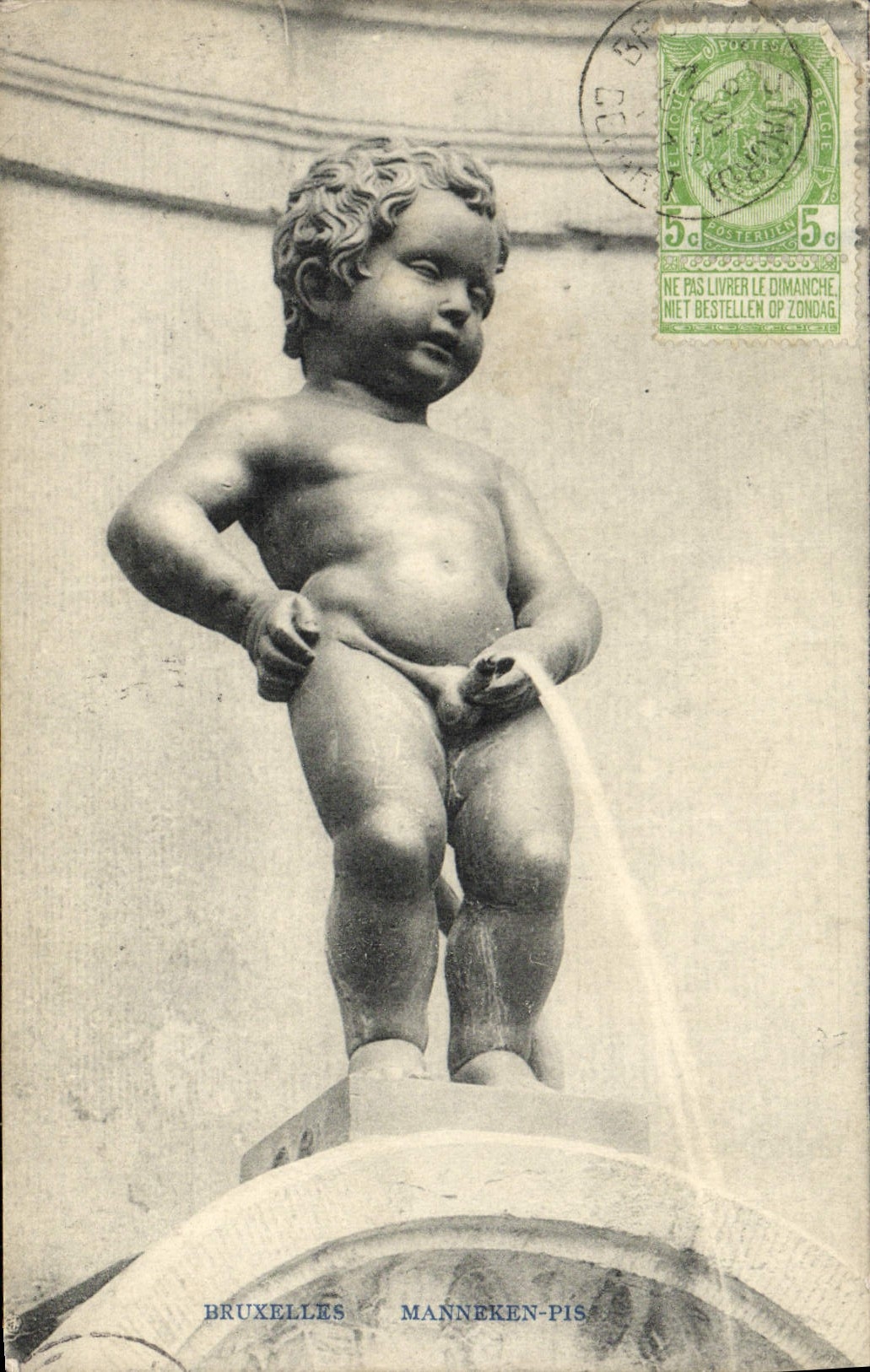 CPA Bruxelles Manneken Pis
