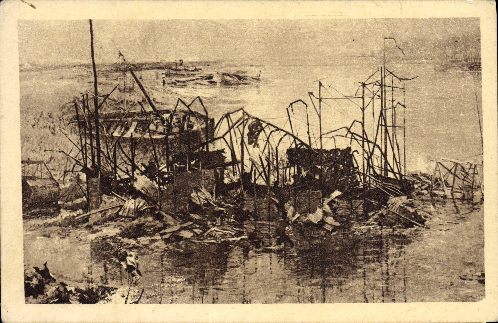 VINTAGE POSTCARD Nieuport The Chanel